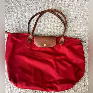 Red Long Champ Tote